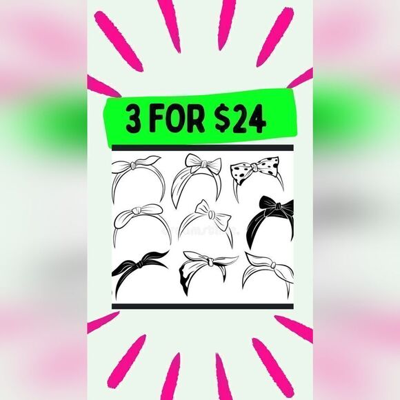 Brand New Random Headbands 3 for $24 - Picture 1 of 1